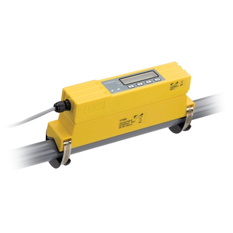Medidor de flujo ultrasónico con abrazadera fija U1000MKII-FM
